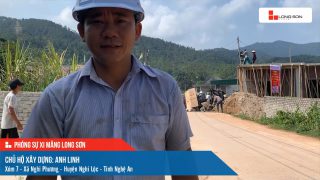 Phóng sự công trình sử dụng Xi măng Long Sơn tại Nghệ An 12.04.2021