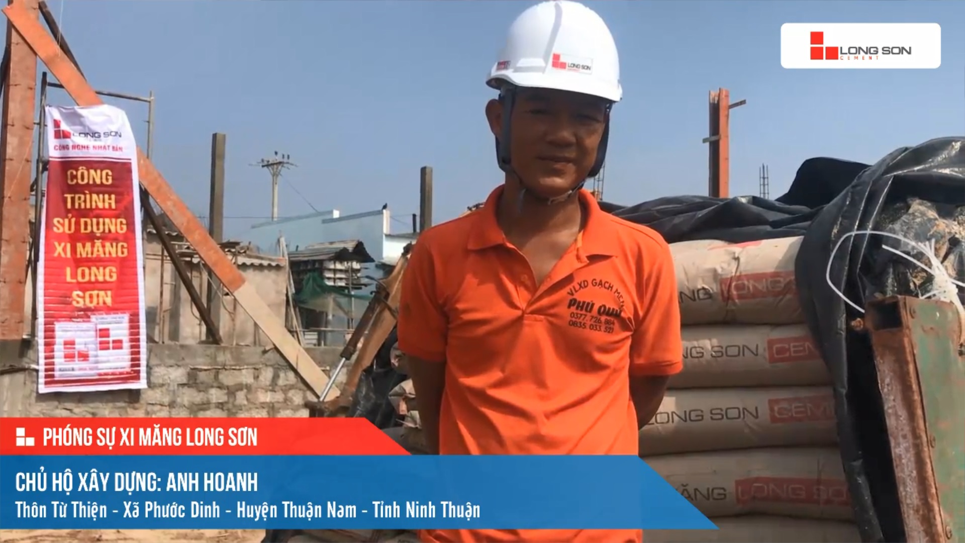Phóng sự công trình sử dụng Xi măng Long Sơn tại Ninh Thuận 21.04.2021