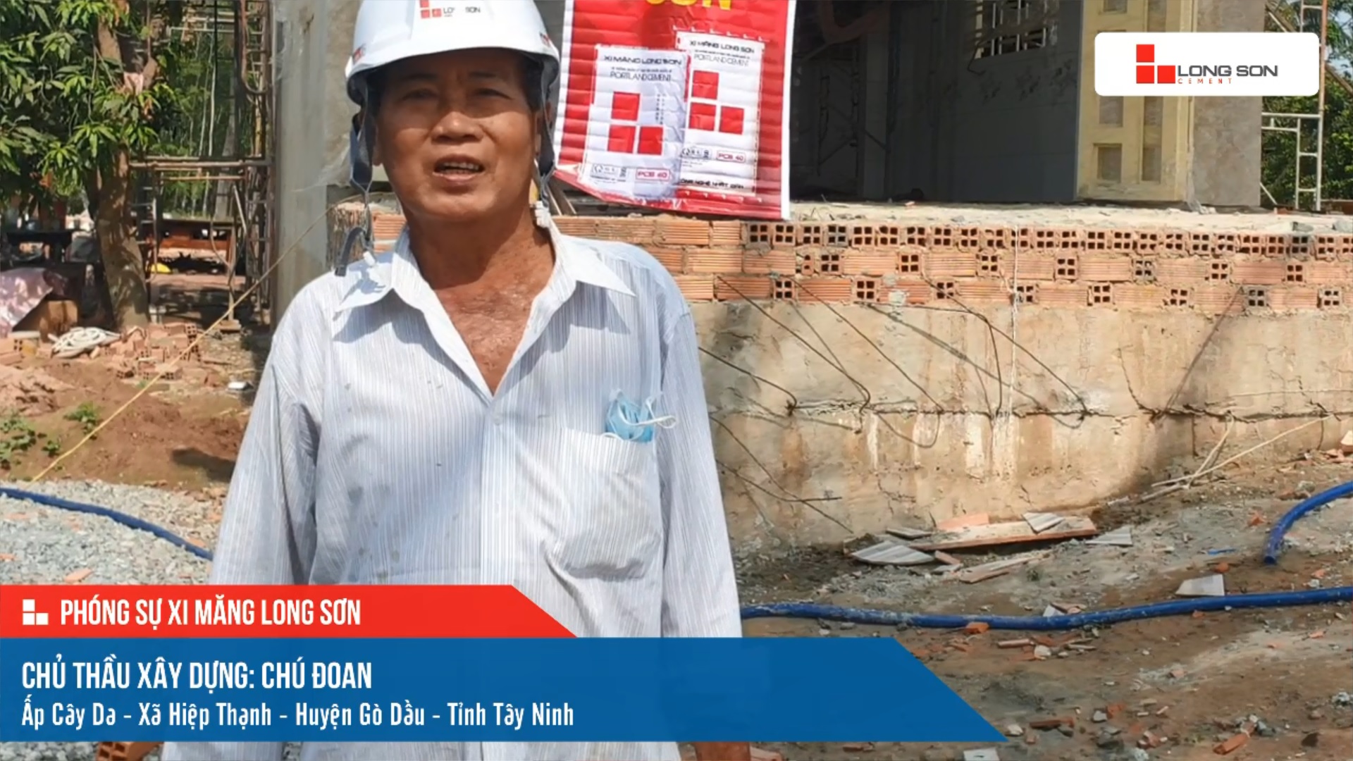 Phóng sự công trình sử dụng Xi măng Long Sơn tại Tây Ninh 10.04.2021