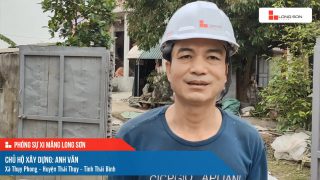 Phóng sự công trình sử dụng Xi măng Long Sơn tại Thái Bình 03.04.2021