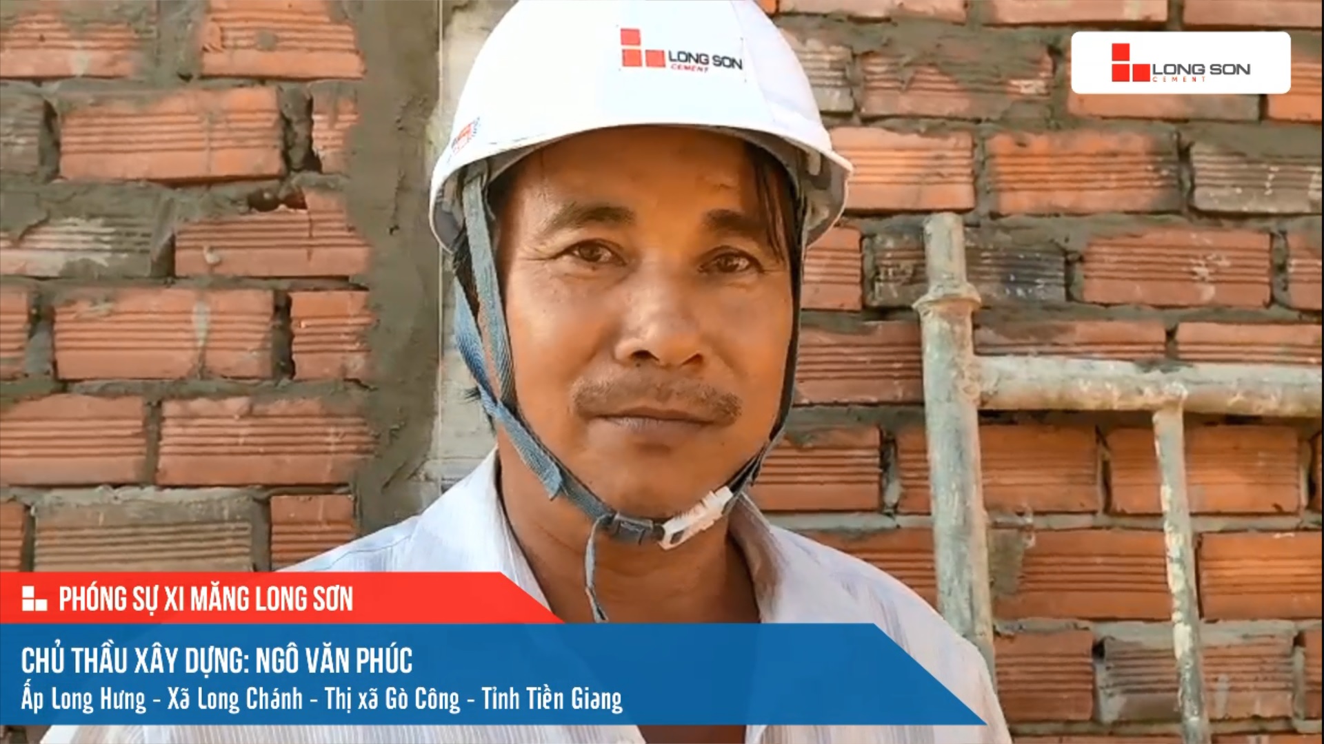 Phóng sự công trình sử dụng Xi măng Long Sơn tại Tiền Giang 13.04.2021