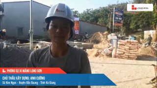 Phóng sự công trình sử dụng Xi măng Long Sơn tại Hà Giang 12.05.2021