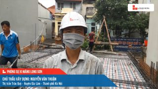 Phóng sự công trình sử dụng Xi măng Long Sơn tại Hà Nội 12.05.2021