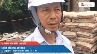 Phóng sự công trình sử dụng Xi măng Long Sơn tại Hà Nội 27.04.2021