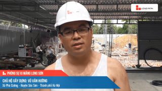 Phóng sự công trình sử dụng Xi măng Long Sơn tại Hà Nội 14.05.2021