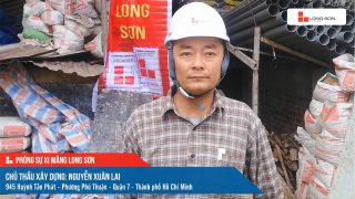 Phóng sự công trình sử dụng Xi măng Long Sơn tại TP. Hồ Chí Minh 11.05.2021