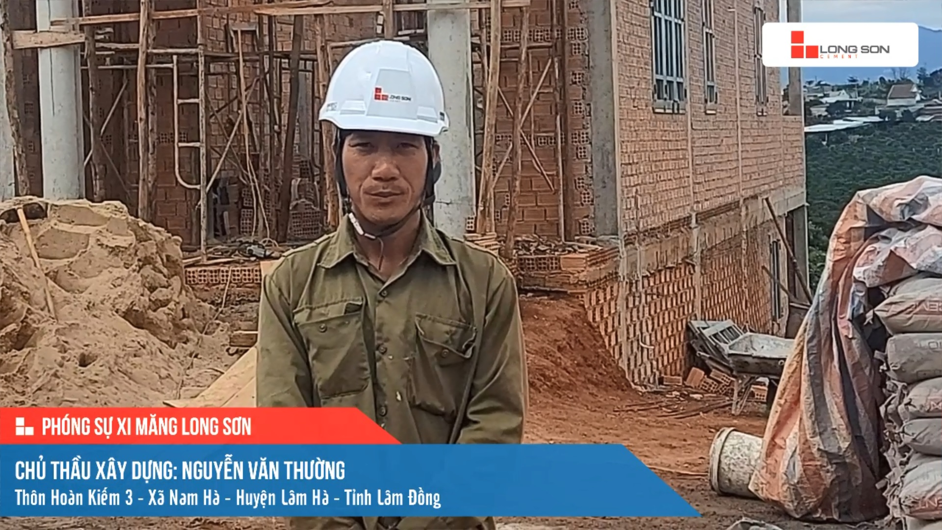 Phóng sự công trình sử dụng Xi măng Long Sơn tại Lâm Đồng 12.05.2021