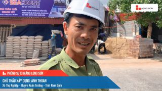 Phóng sự công trình sử dụng Xi măng Long Sơn tại Nam Định 09.05.2021