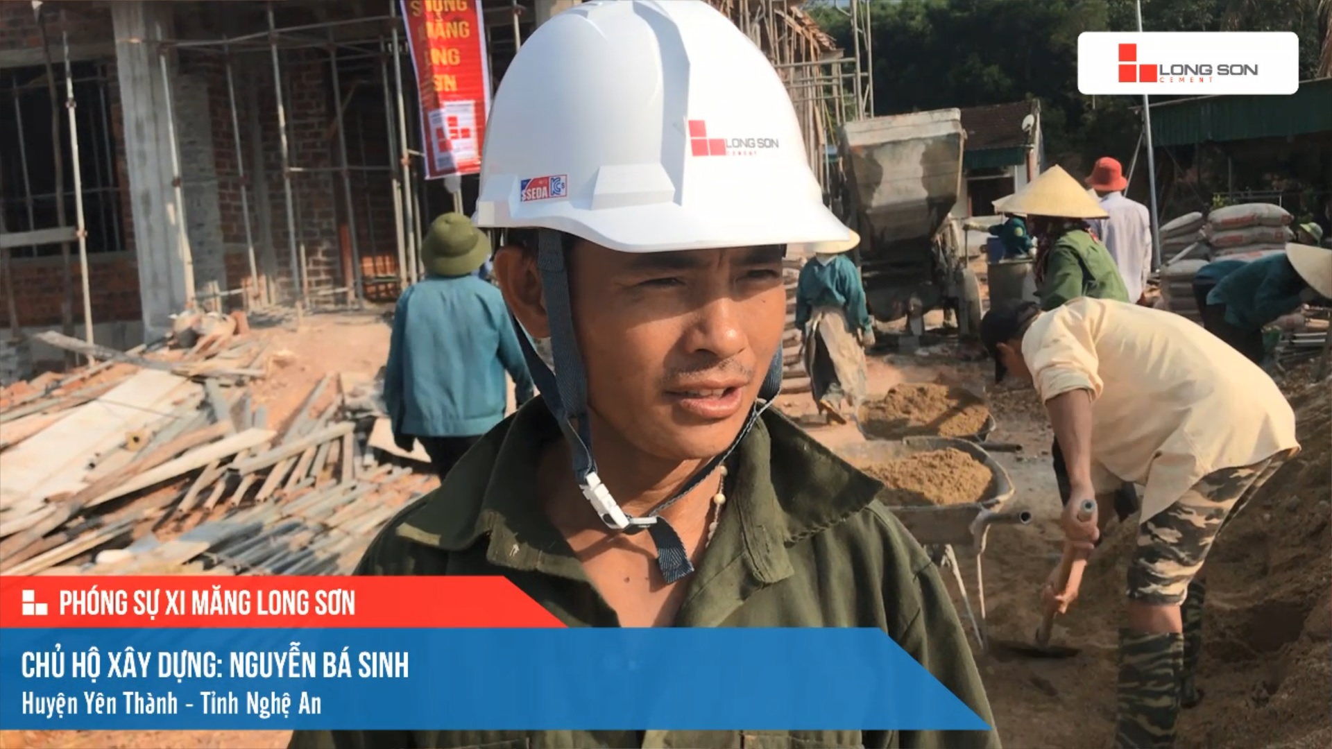 Phóng sự công trình sử dụng Xi măng Long Sơn tại Nghệ An 14.05.2021