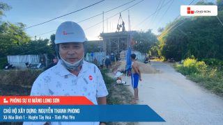 Phóng sự công trình sử dụng Xi măng Long Sơn tại Phú Yên 09.05.2021