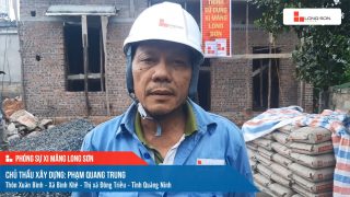Phóng sự công trình sử dụng Xi măng Long Sơn tại Quảng Ninh 13.05.2021