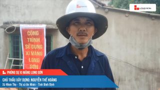 Phóng sự công trình sử dụng Xi măng Long Sơn tại Bình Định 12.06.2021