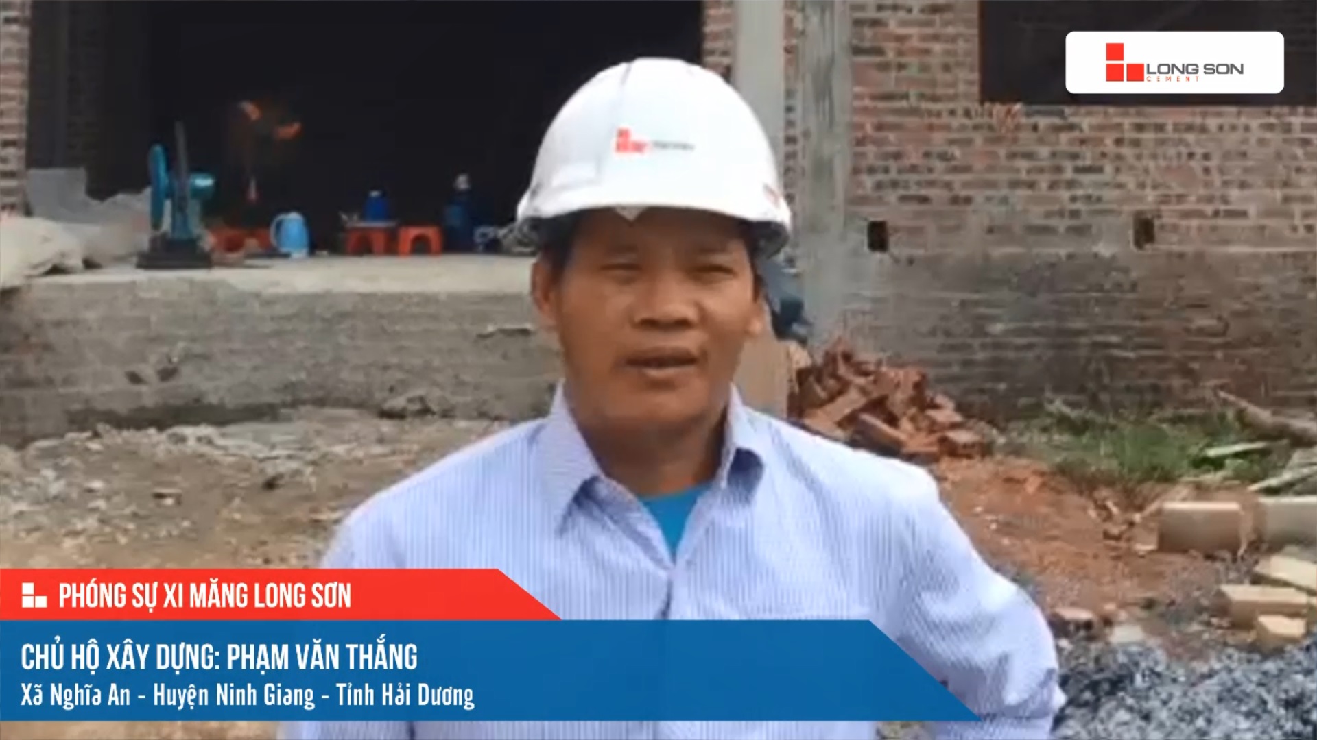 Phóng sự công trình sử dụng Xi măng Long Sơn tại Hải Dương 11.06.2021