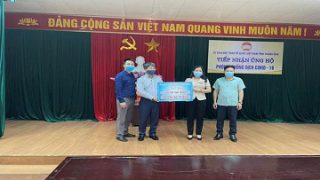 Công ty Xi măng Long Sơn ủng hộ 5 tỷ đồng phòng, chống dịch COVID-19 và Quỹ cứu trợ tỉnh Thanh Hóa.