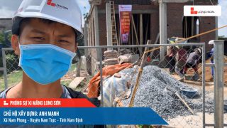 Phóng sự công trình sử dụng xi măng Long Sơn ở Nam Định ngày 11/07/2021