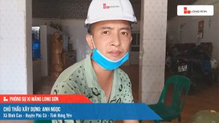 Phóng sự công trình sử dụng xi măng Long Sơn tại Hưng Yên ngày 05/07/2021