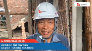 Phóng sự công trình sử dụng xi măng Long Sơn tại Hà Nội ngày 08/07/2021