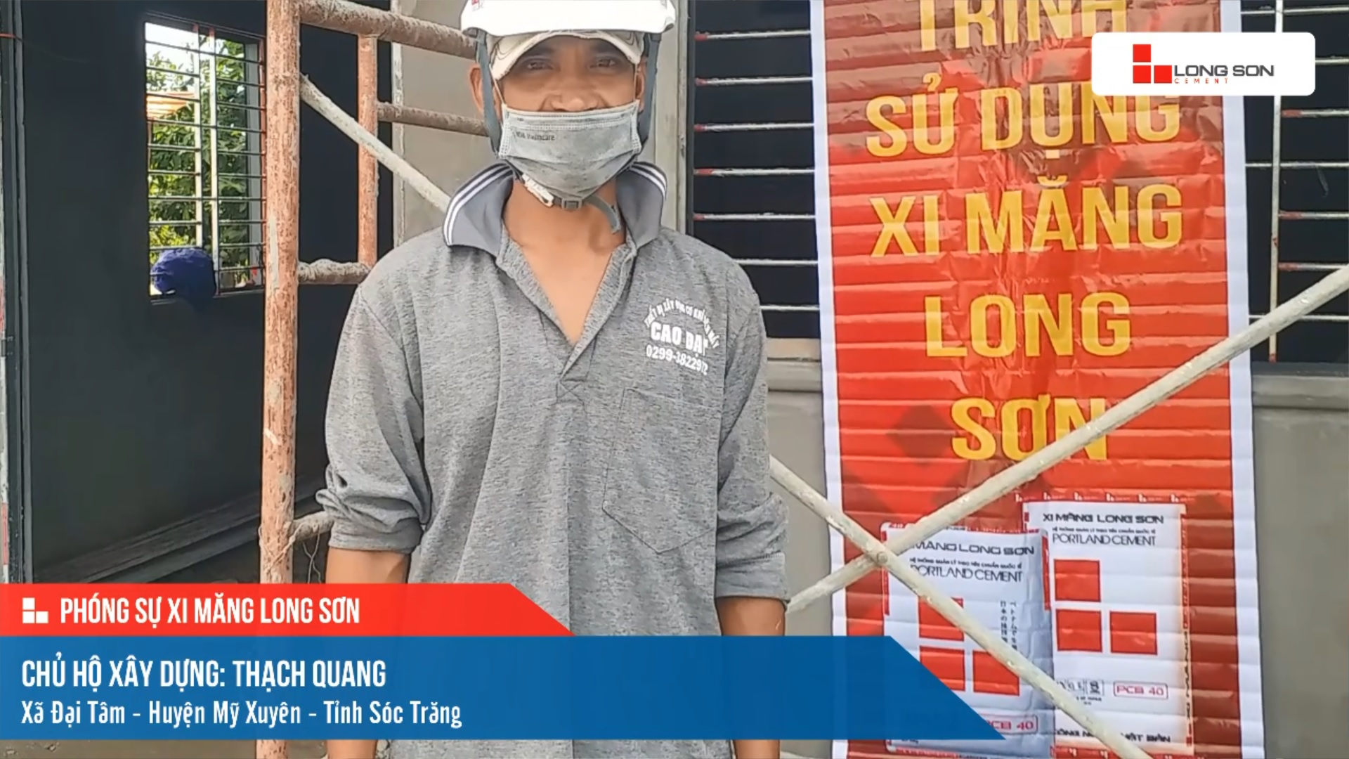 Phóng sự công trình sử dụng xi măng Long Sơn tại Sóc Trăng ngày 10/07/2021
