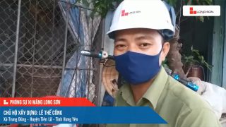 Phóng sự công trình sử dụng xi măng Long Sơn tại Hưng Yên ngày 18/07/2021