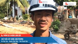 Phóng sự công trình sử dụng xi măng Long Sơn tại Thanh Hóa ngày 14/07/2021