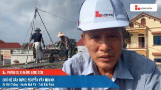 Phóng sự công trình sử dụng xi măng Long Sơn tại Bắc Ninh ngày 11/07/2021