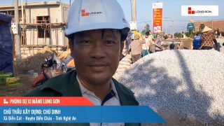Phóng sự công trình sử dụng xi măng Long Sơn tại Nghệ An ngày 16/07/2021