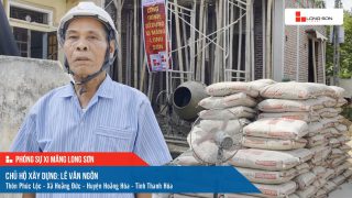 Phóng sự công trình sử dụng xi  măng Long Sơn tại Thanh Hóa ngày 04/07/2021