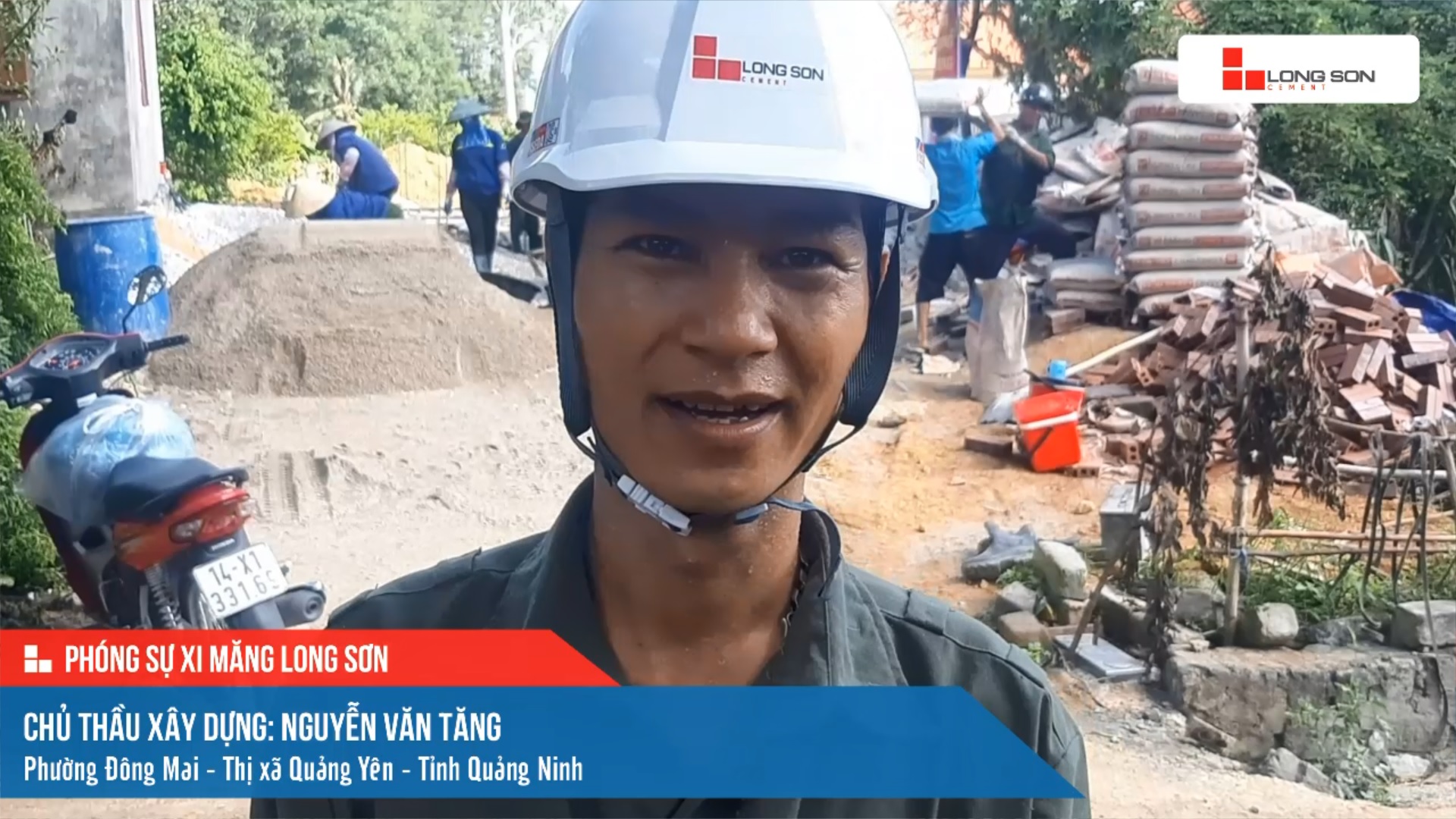 Phóng sự công trình sử dụng xi măng Long Sơn tại Quảng Ninh ngày 16/07/2021