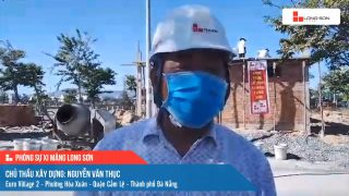 Phóng sự công trình sử dụng xi măng Long Sơn tại Đà Nẵng ngày 14/07/2021