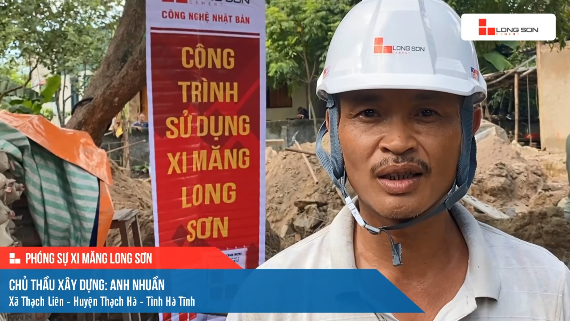Phóng sự công trình sử dụng xi măng Long Sơn tại Hà Tĩnh ngày 26/07/2021
