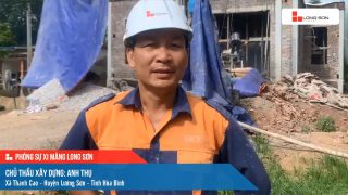 Phóng sự công trình sử dụng xi măng Long Sơn tại Hòa Bình ngày 13/07/2021