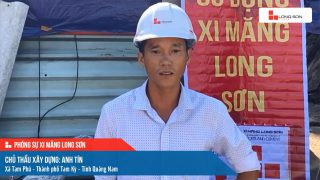 Phóng sự công trình sử dụng xi măng Long Sơn tại Quảng Nam ngày 12/07/2021