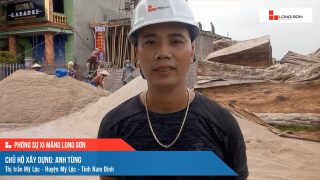 Phóng sự công trình sử dụng xi măng Long Sơn tại Nam Định ngày 18/07/2021