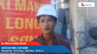 Phóng sự công trình sử dụng xi măng Long Sơn tại Gia Lai ngày 20/08/2021