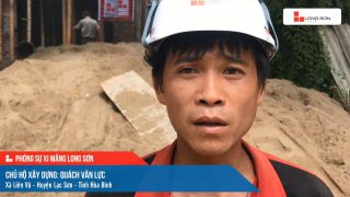 Phóng sự công trình sử dụng xi măng Long Sơn tại Hòa Bình ngày 08/08/2021