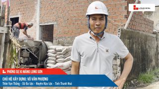 Phóng sự công trình sử dụng xi măng Long Sơn tại Thanh Hóa ngày  03/08/2021