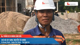 Phóng sự công trình sử dụng xi măng Long Sơn tại Nghệ An ngày 10/08/2021