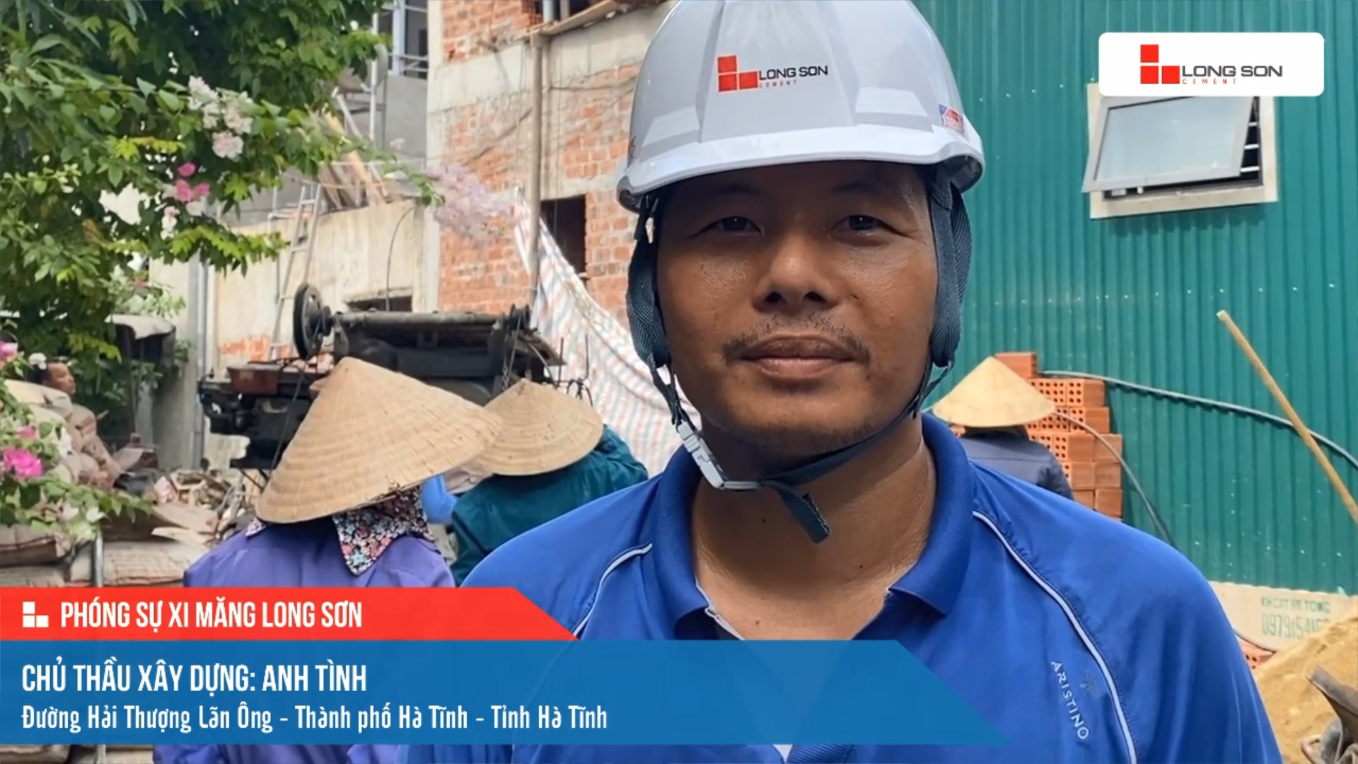 Phóng sự công trình sử dụng xi măng Long Sơn tại Hà Tĩnh ngày 16/08/2021