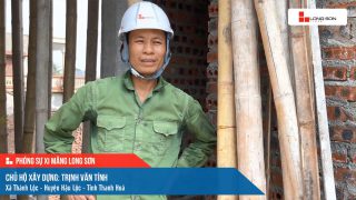 Phóng sự công trình sử dụng xi măng Long Sơn tại Thanh Hóa ngày 04/08/2021