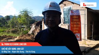 Phóng sự công trình sử dụng xi măng Long Sơn tại Hà Giang ngày 12/09/2021