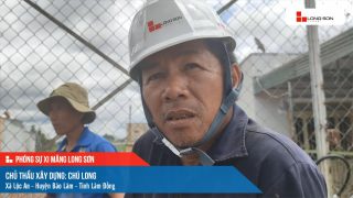 Phóng sự công trình sử dụng xi măng Long Sơn tại Lâm Đồng ngày 20/09/2021