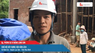 Phóng sự công trình sử dụng xi măng Long Sơn tại Hòa Bình ngày 27/09/2021