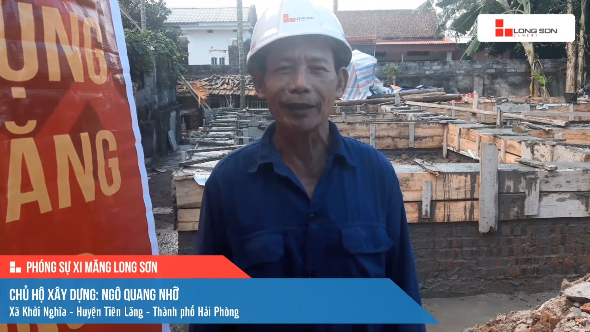 Phóng sự công trình sử dụng xi măng Long Sơn tại Hải Phòng ngày 20/09/2021