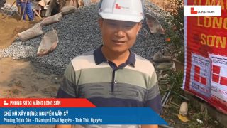 Phóng sự công trình sử dụng xi măng Long Sơn tại Thái Nguyên ngày 17/09/2021