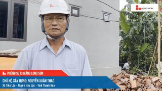 Phóng sự công trình sử dụng xi măng Long Sơn tại Thanh Hóa ngày 15/09/2021