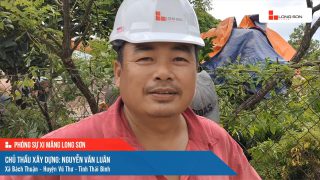 Phóng sự công trình sử dụng xi măng Long Sơn tại Thái Bình ngày 04/10/2021
