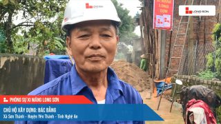 Phóng sự công trình sử dụng xi măng Long Sơn tại Nghệ An ngày 15/10/2021