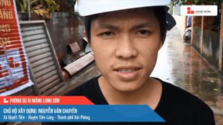 Phóng sự công trình sử dụng xi măng Long Sơn tại Hải Phòng ngày 19/10/2021