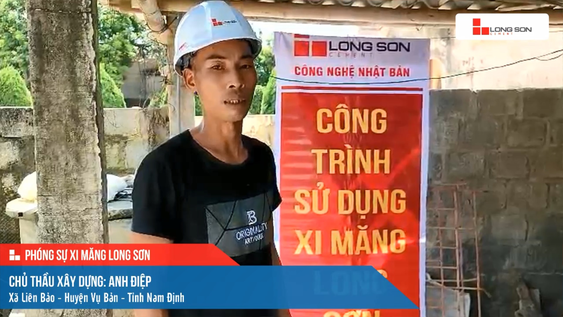 Phóng sự công trình sử dụng xi măng Long Sơn tại Nam Định ngày 30/09/2021