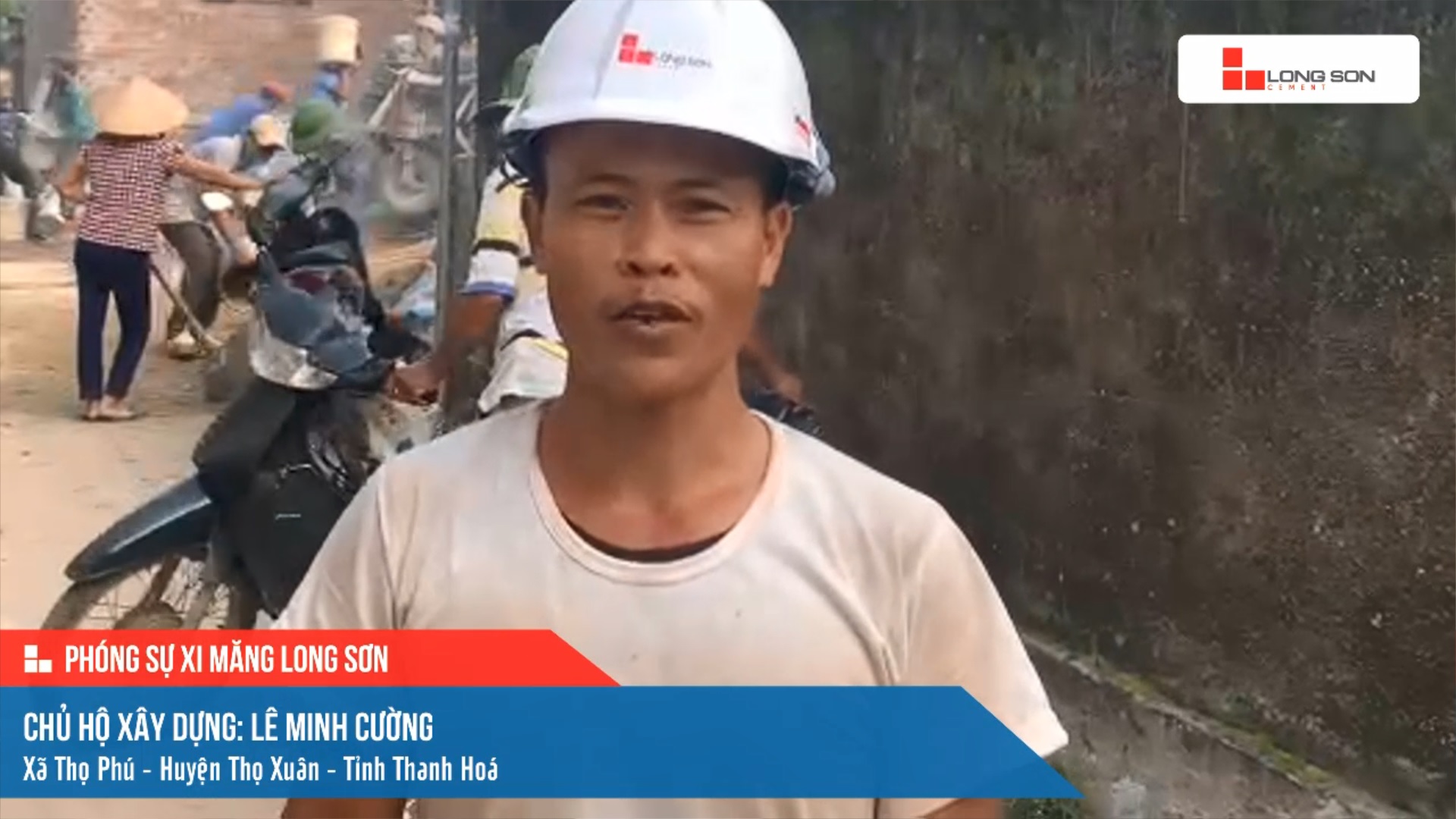 Phóng sự công trình sử dụng xi măng Long Sơn tại Thanh Hóa ngày 27/10/2021